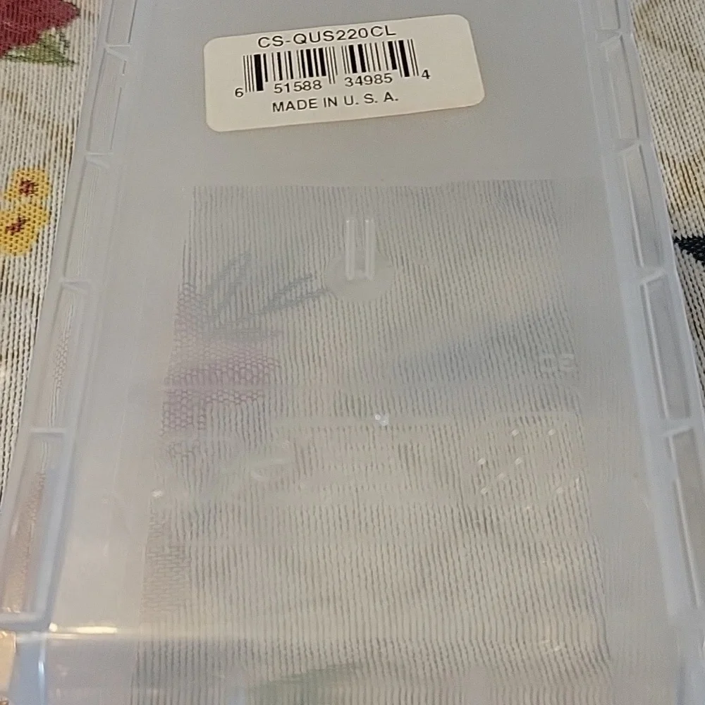 Clear Storage Bin